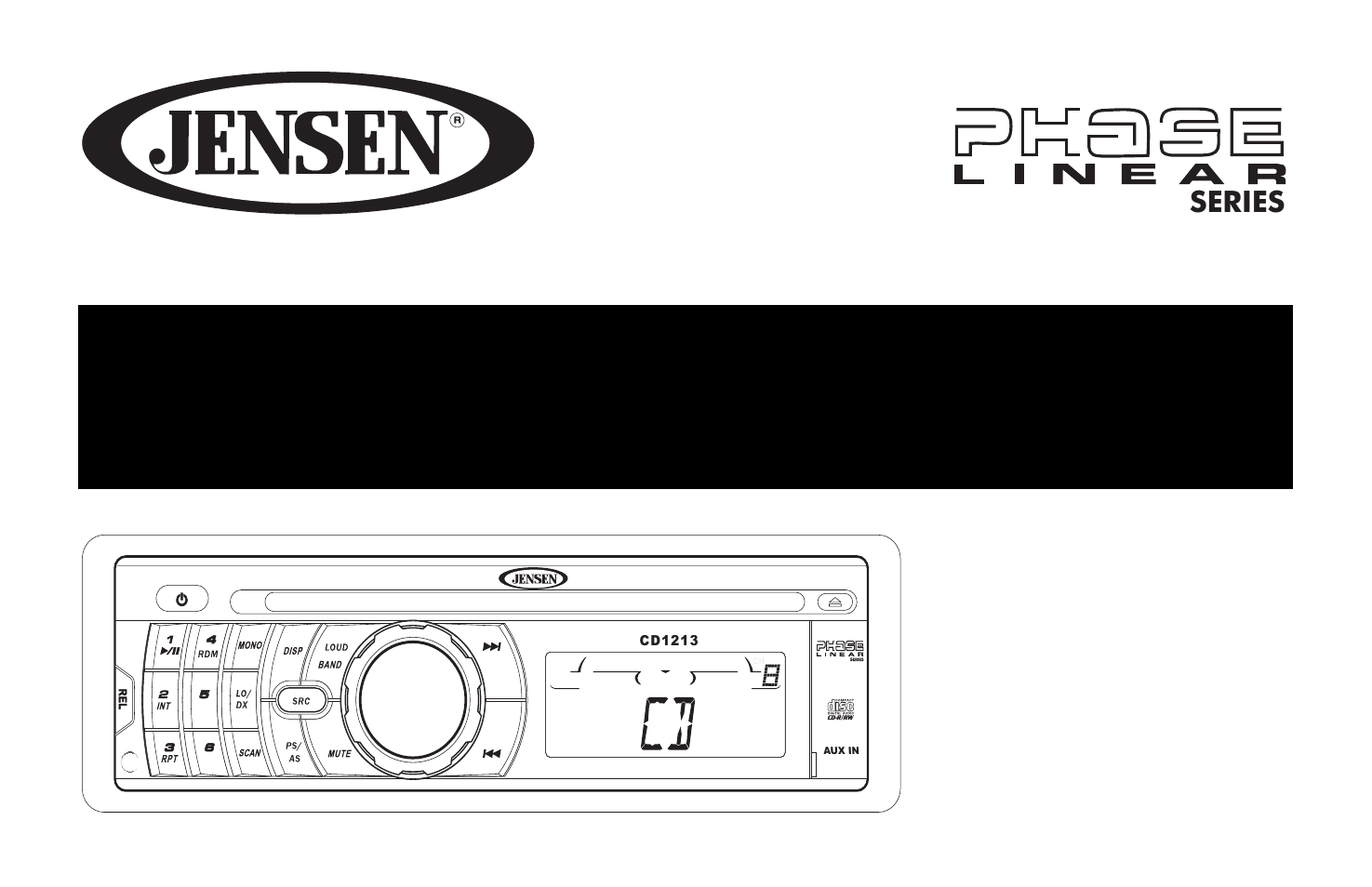 Jensen Phase Linear CD1213 User Manual | 46 pages