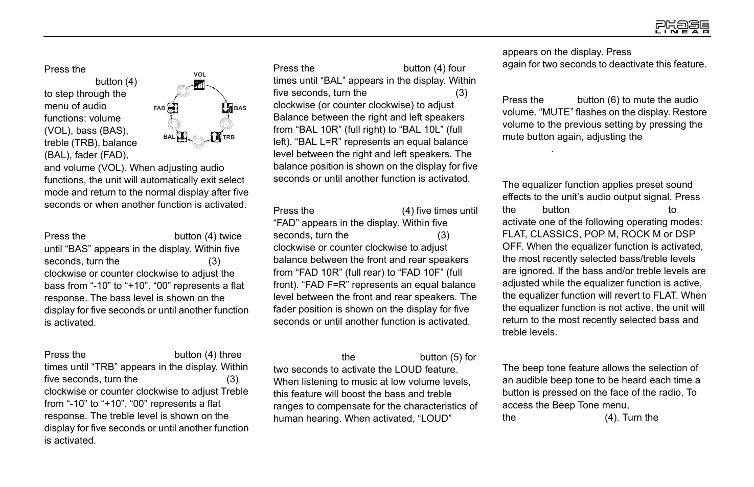 Jensen Phase Linear CD1213 User Manual | Page 5 / 46