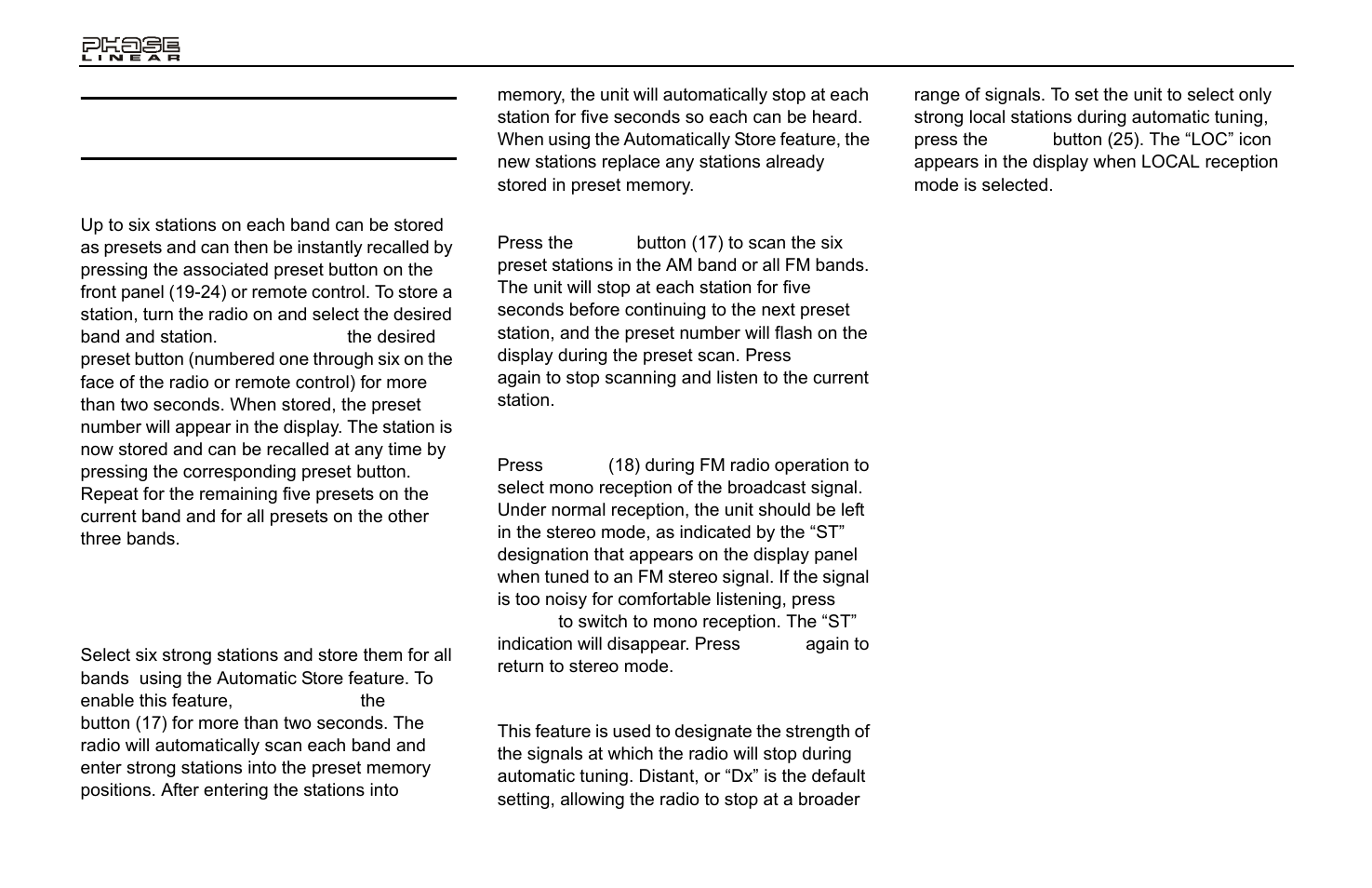 Jensen Phase Linear CD1213 User Manual | Page 8 / 46