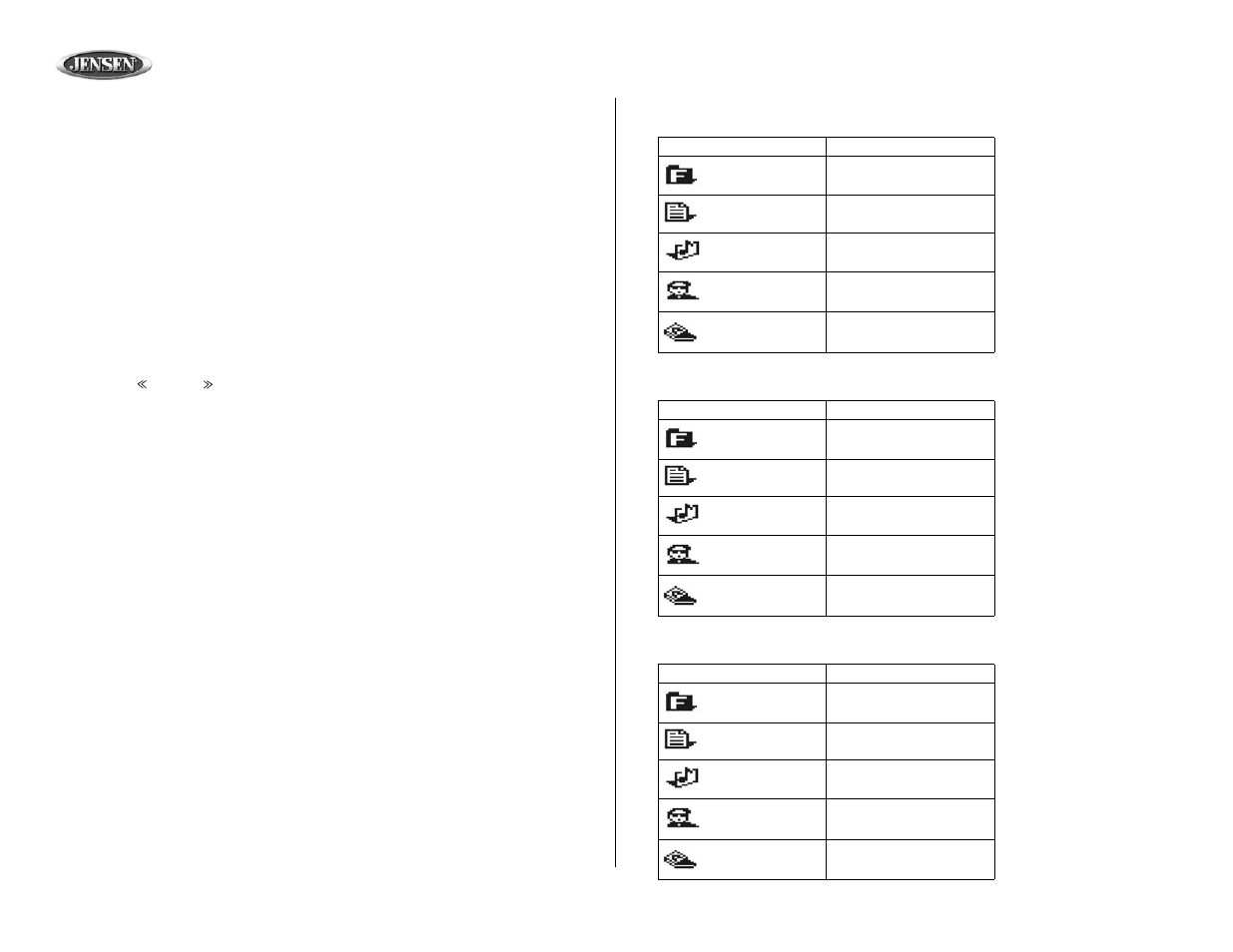 Mp8610bt, Mp3/wma operation (continued) | Jensen MP8610BT User Manual | Page 36 / 61
