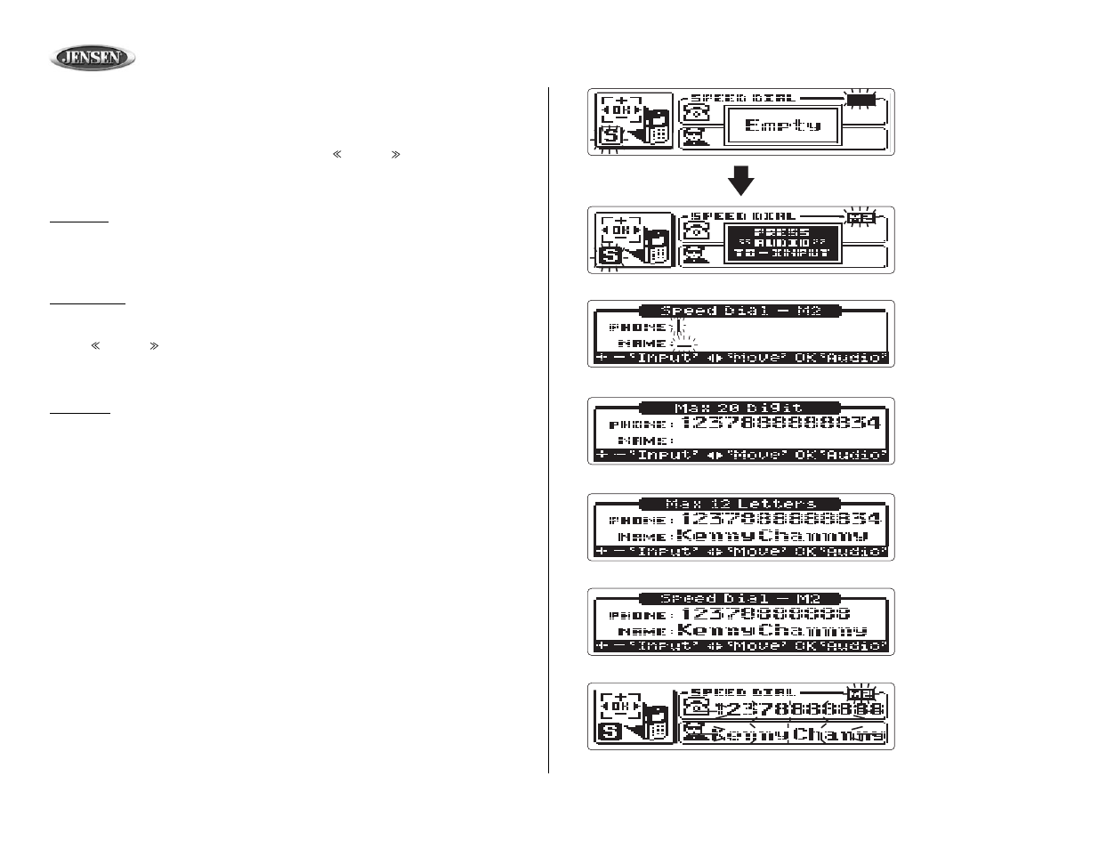 Mp8610bt, Bluetooth operation (continued) | Jensen MP8610BT User Manual | Page 50 / 61