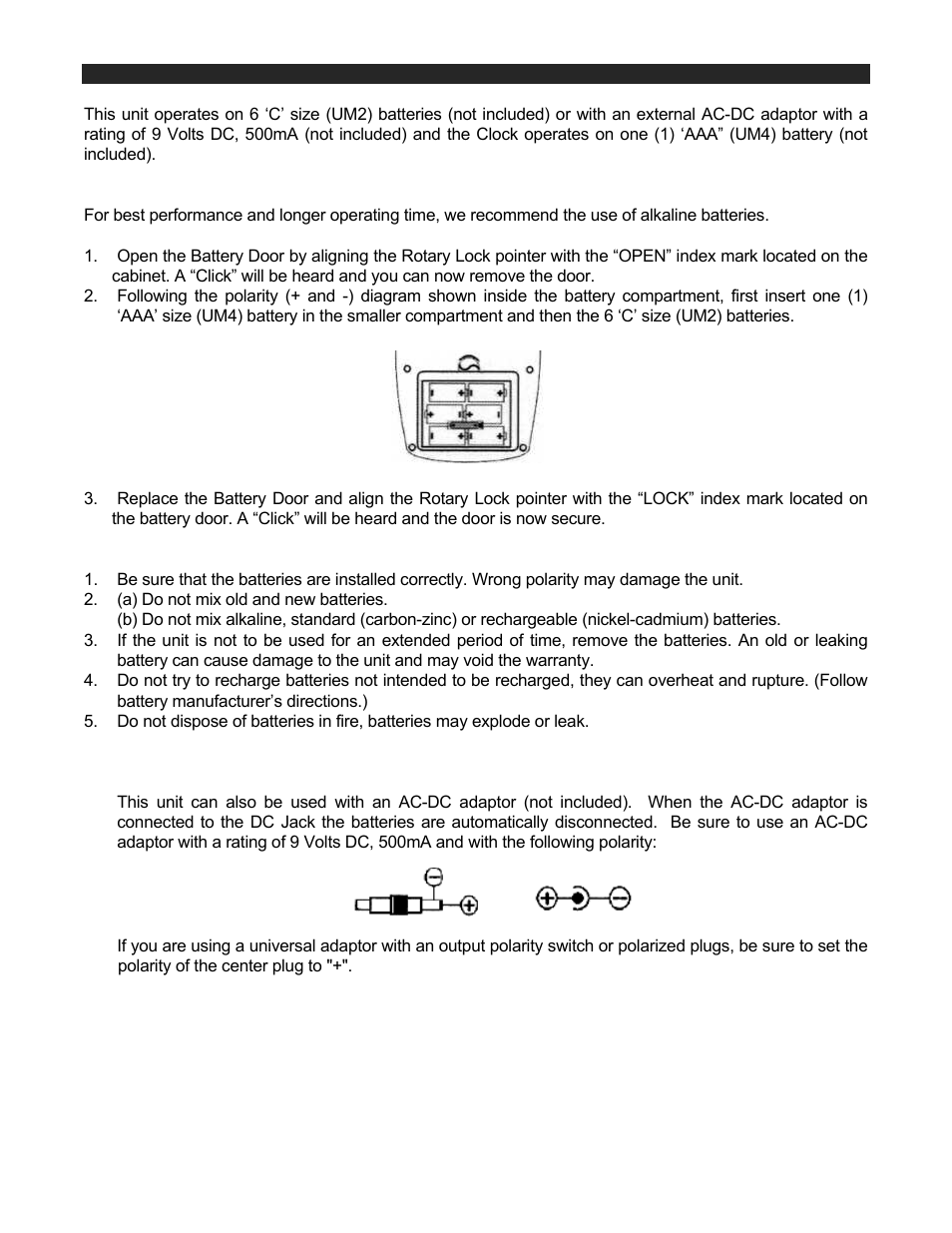 Jensen JCR-540 User Manual | Page 5 / 10