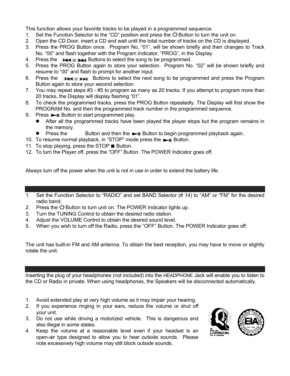 Jensen JCR-540 User Manual | Page 7 / 10