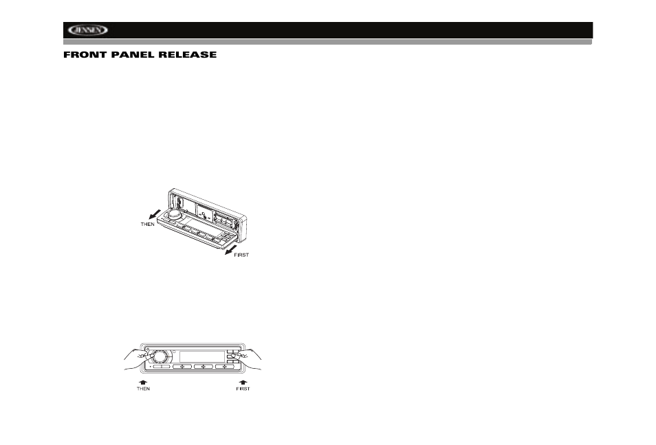 Jensen MP6612i User Manual | Page 10 / 36