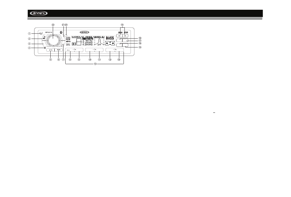 Radio ready, Mp6612i | Jensen MP6612i User Manual | Page 20 / 36