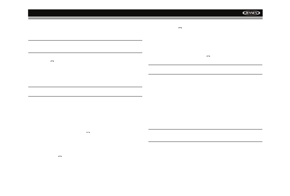 Jensen MP6612i User Manual | Page 27 / 36