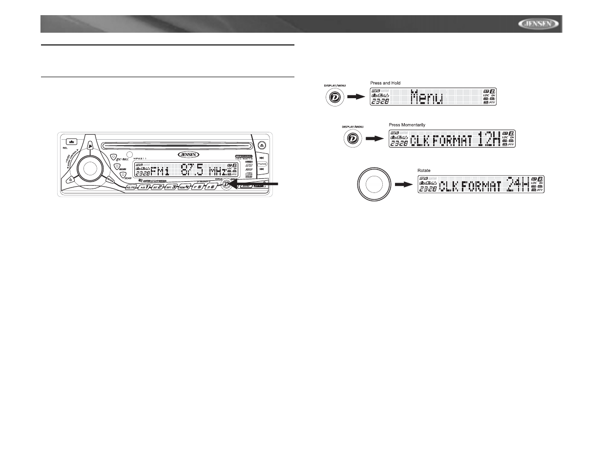 Mp6211 | Jensen MP6211 User Manual | Page 27 / 52