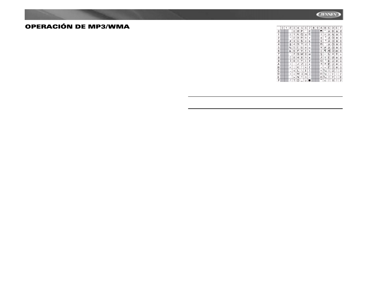 Mp6211, Operación de mp3/wma | Jensen MP6211 User Manual | Page 31 / 52