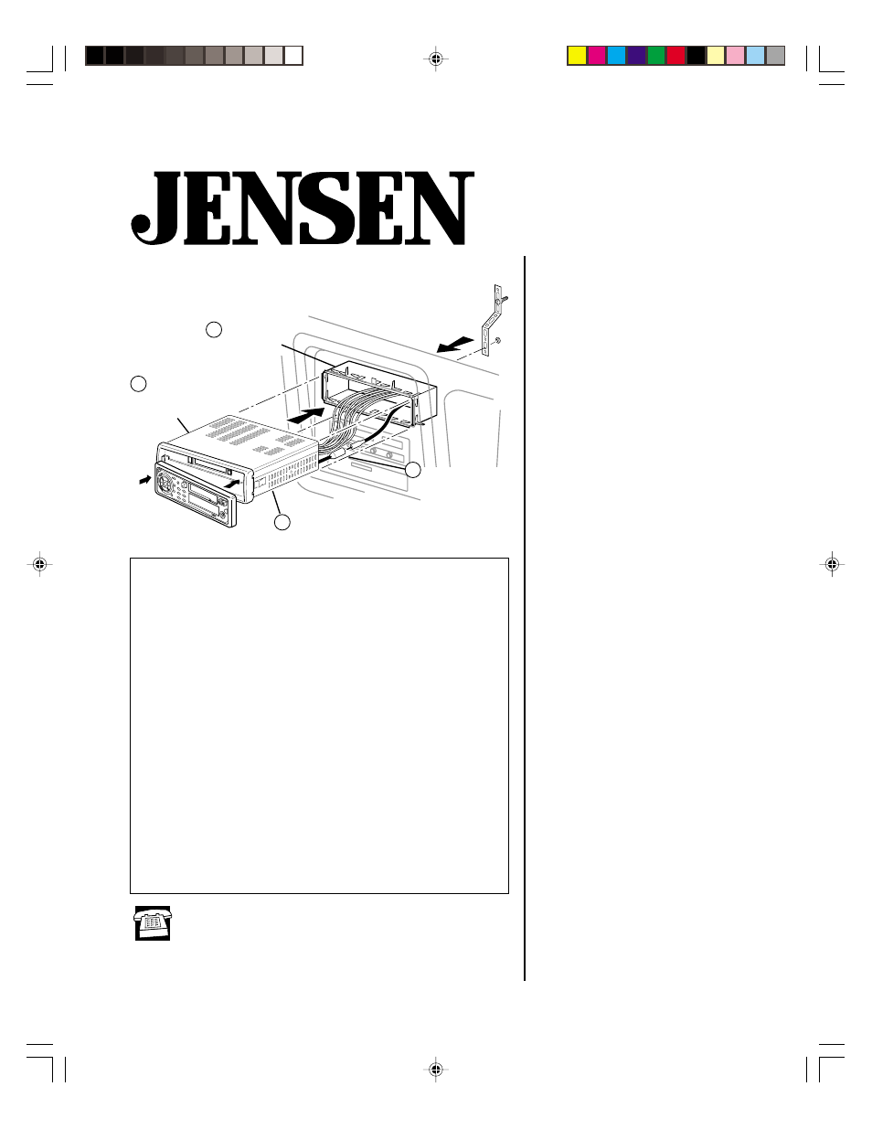 Jensen CR560X User Manual | 12 pages