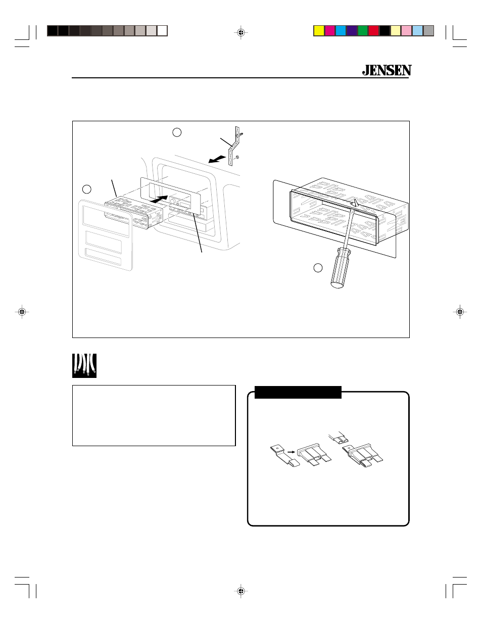 Wiring, Install half-sleeve, Cr560x professional tip | Jensen CR560X User Manual | Page 5 / 12