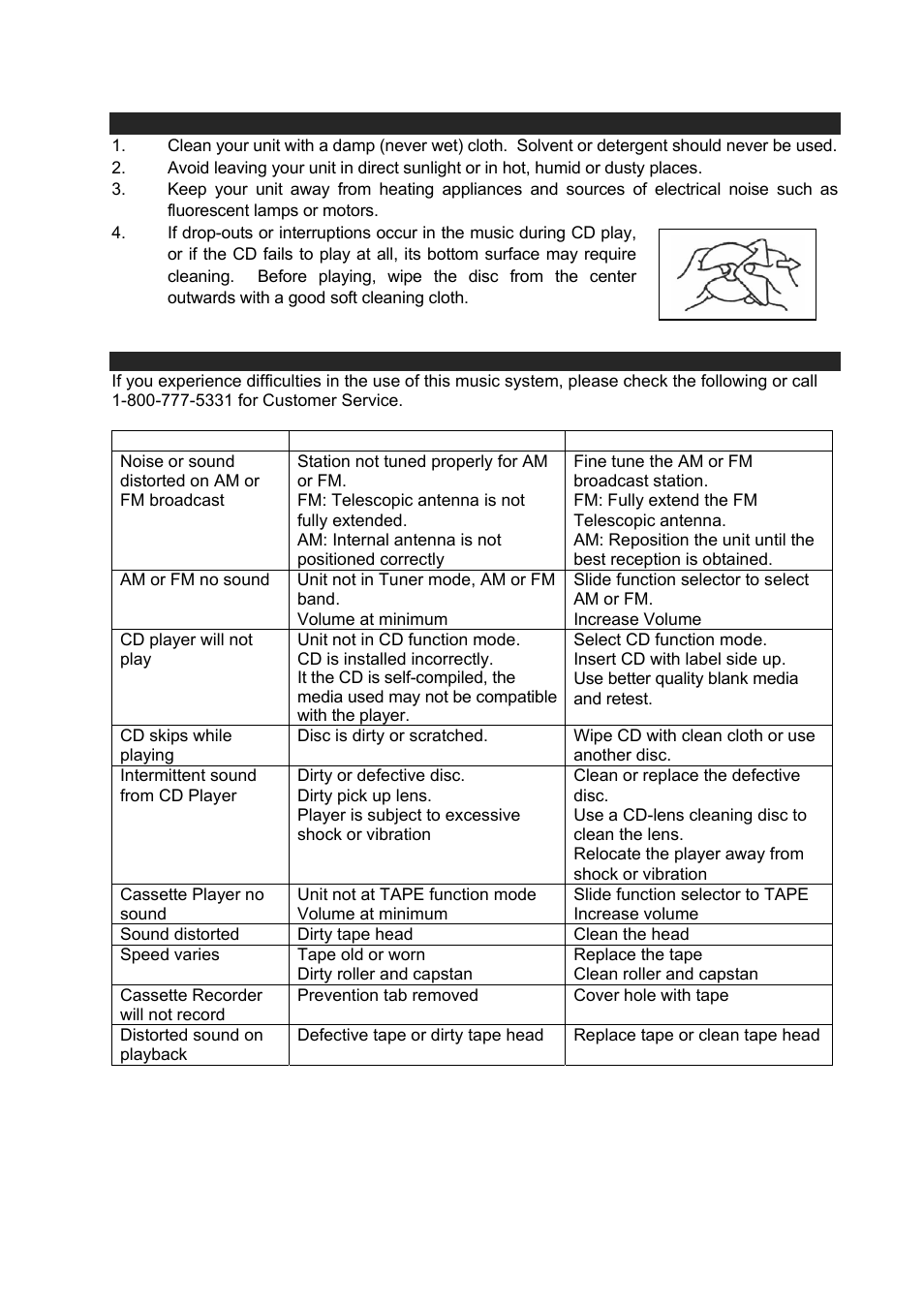 Jensen CD-540 User Manual | Page 12 / 13