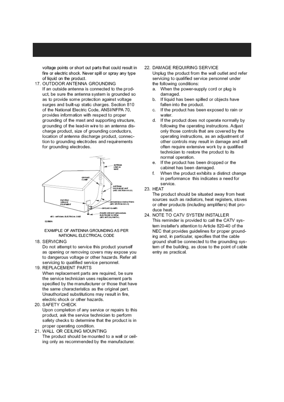 Important safety instructions | Jensen CD-540 User Manual | Page 4 / 13