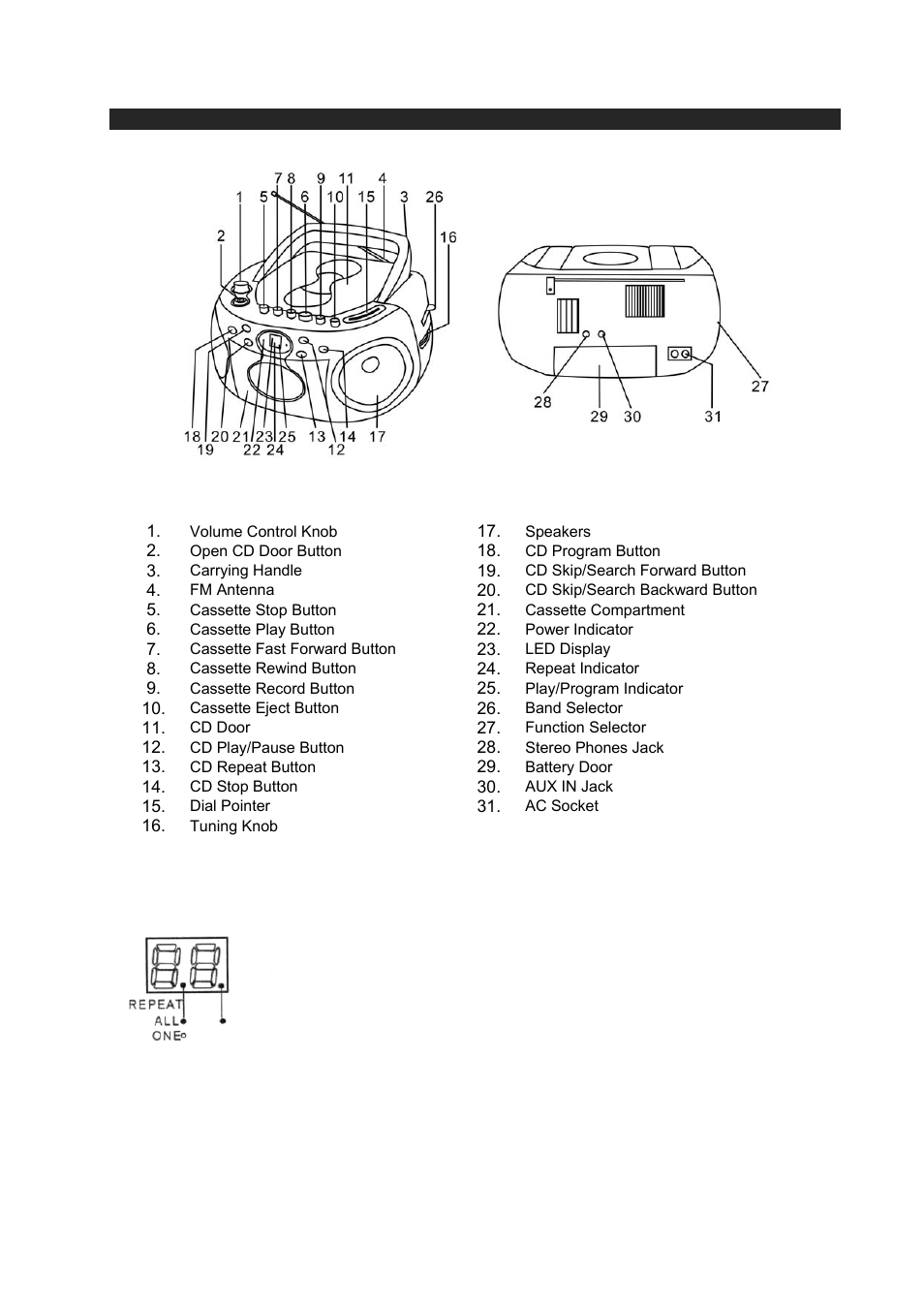 Jensen CD-540 User Manual | Page 7 / 13