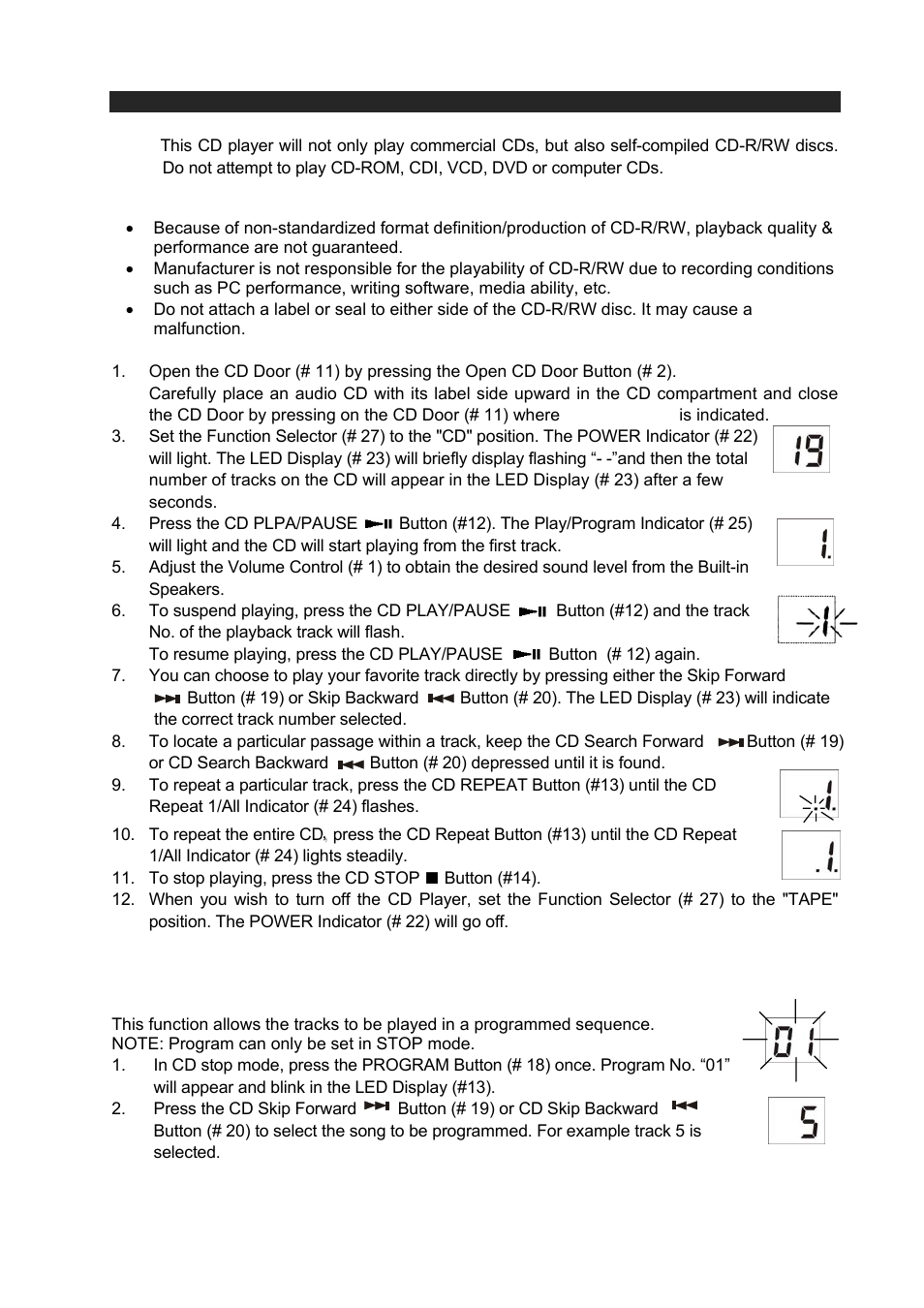 Jensen CD-540 User Manual | Page 9 / 13