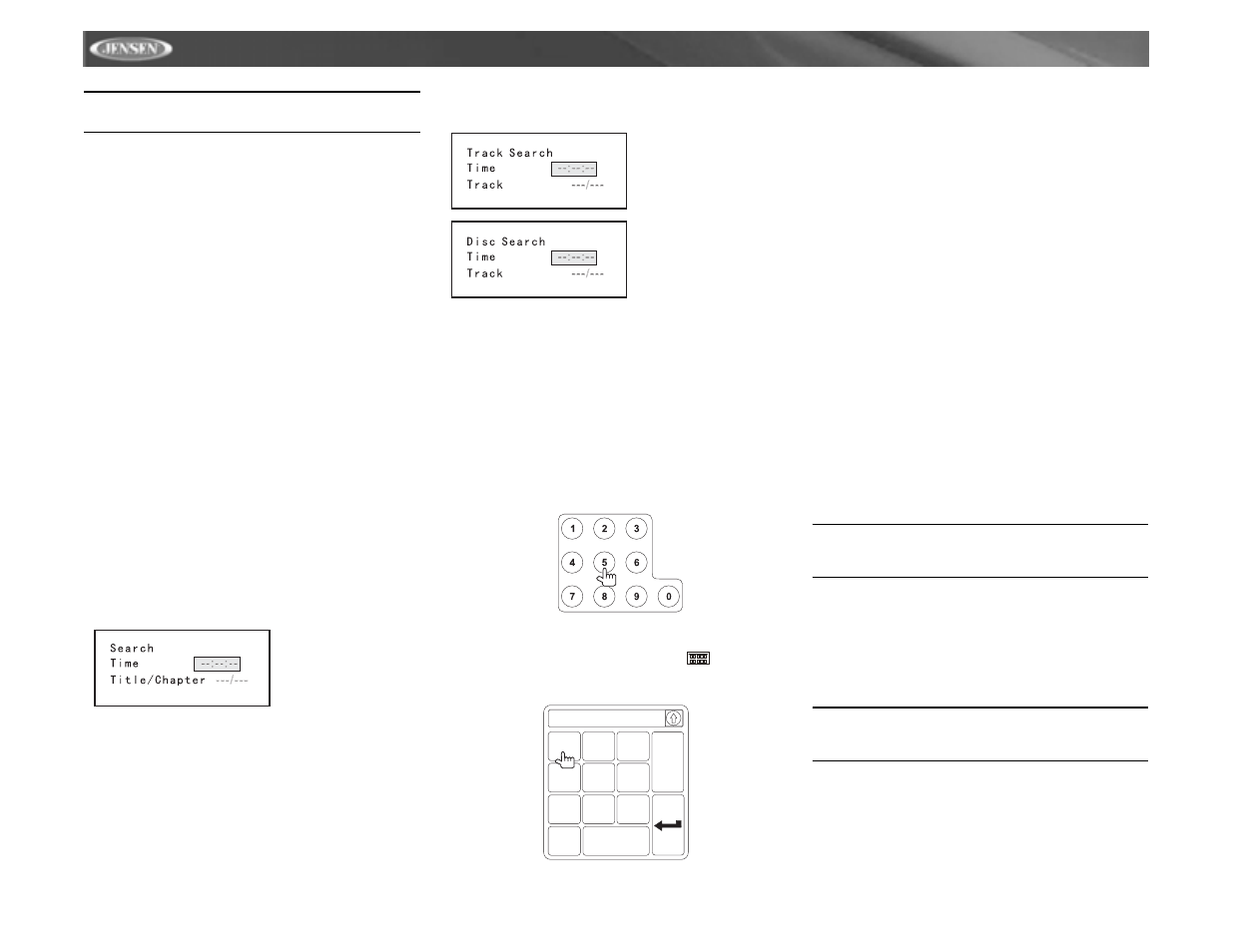 Vm9312 | Jensen VM9312 User Manual | Page 24 / 36