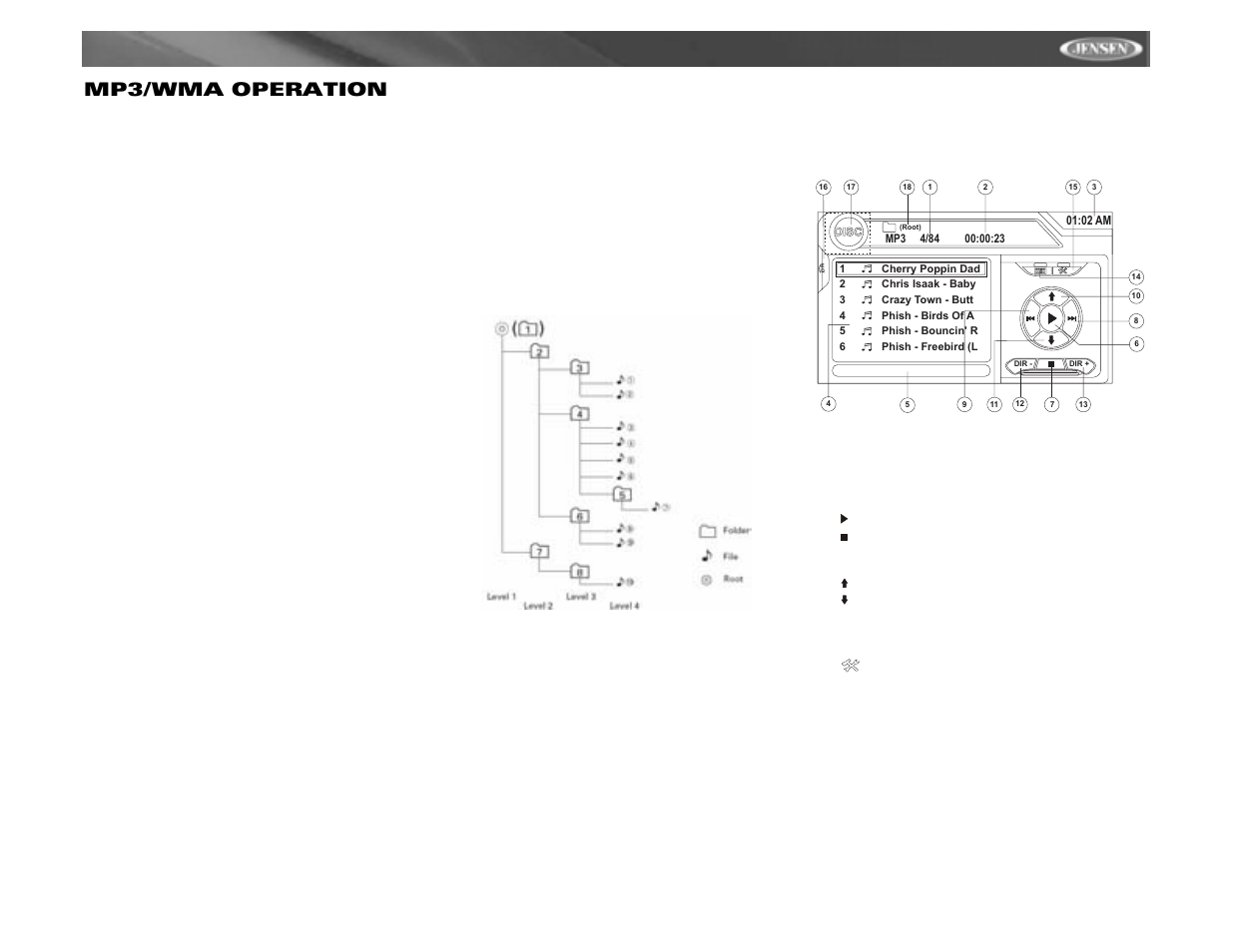 Jensen VM9312 User Manual | Page 27 / 36