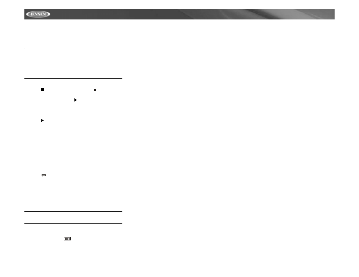 Vm9312 | Jensen VM9312 User Manual | Page 28 / 36