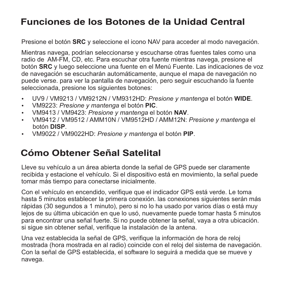 Jensen NAV102 User Manual | Page 25 / 54