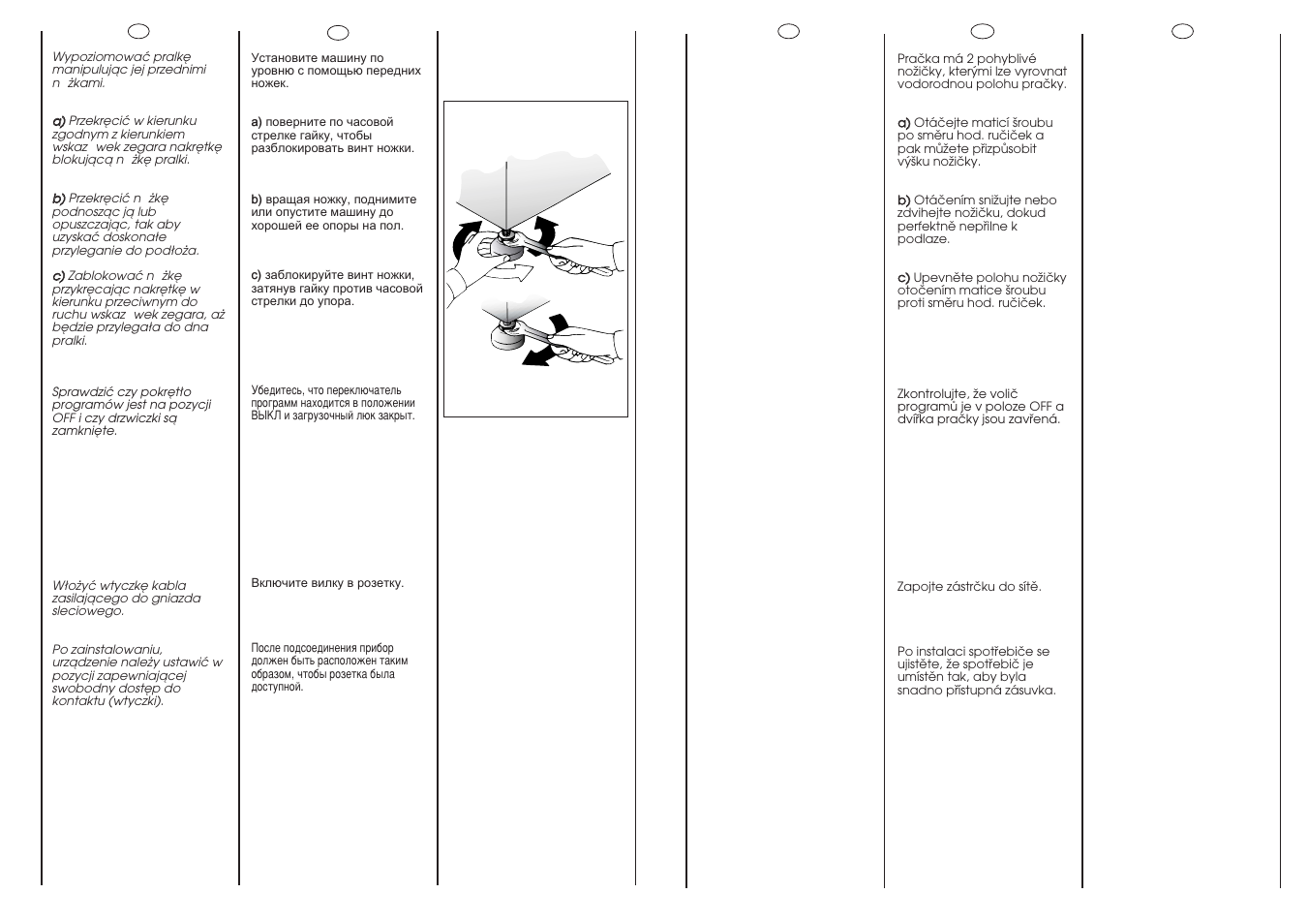 Ab c | Candy CM2 106 User Manual | Page 11 / 41