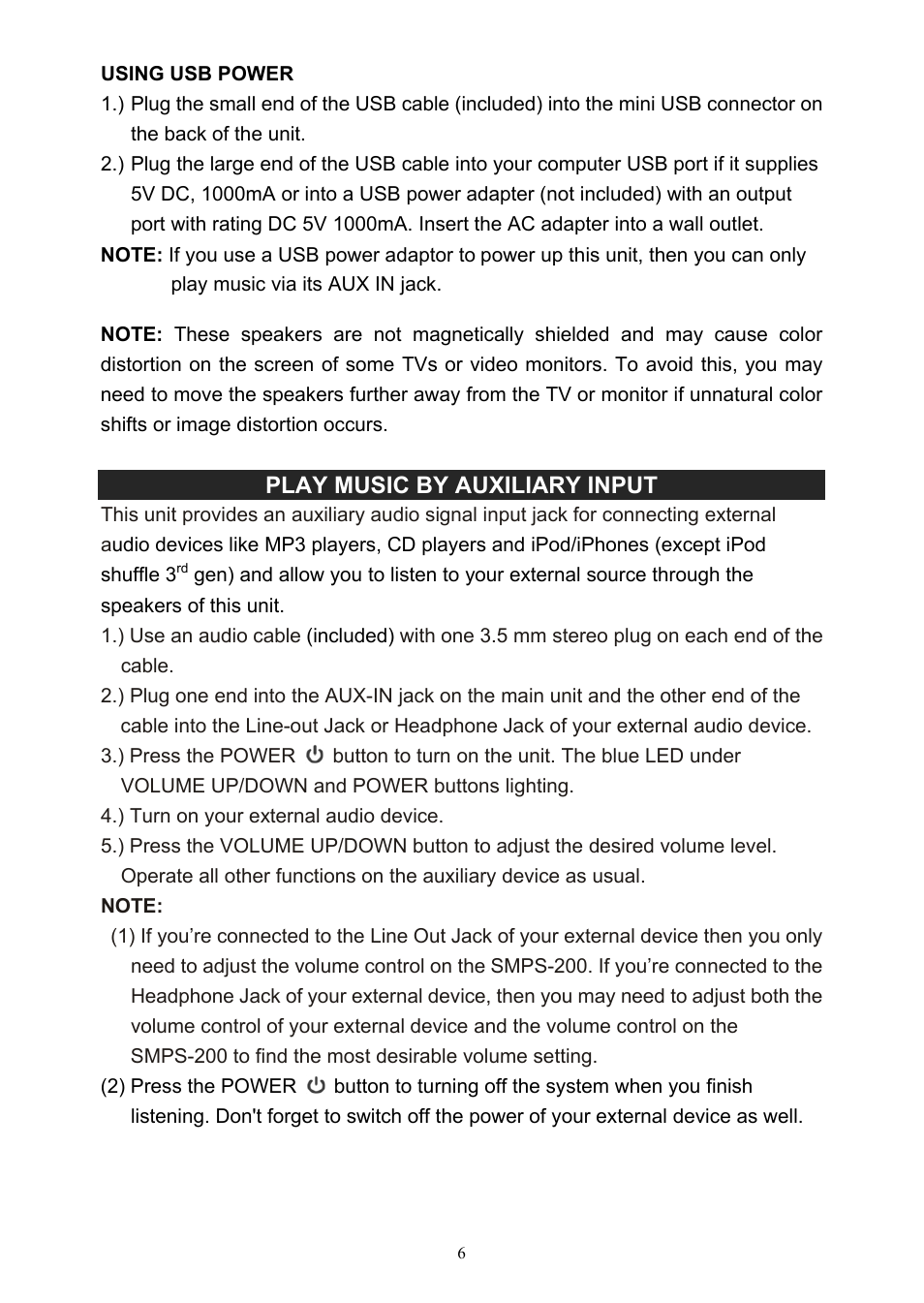 Jensen SMPS-200 User Manual | Page 7 / 11