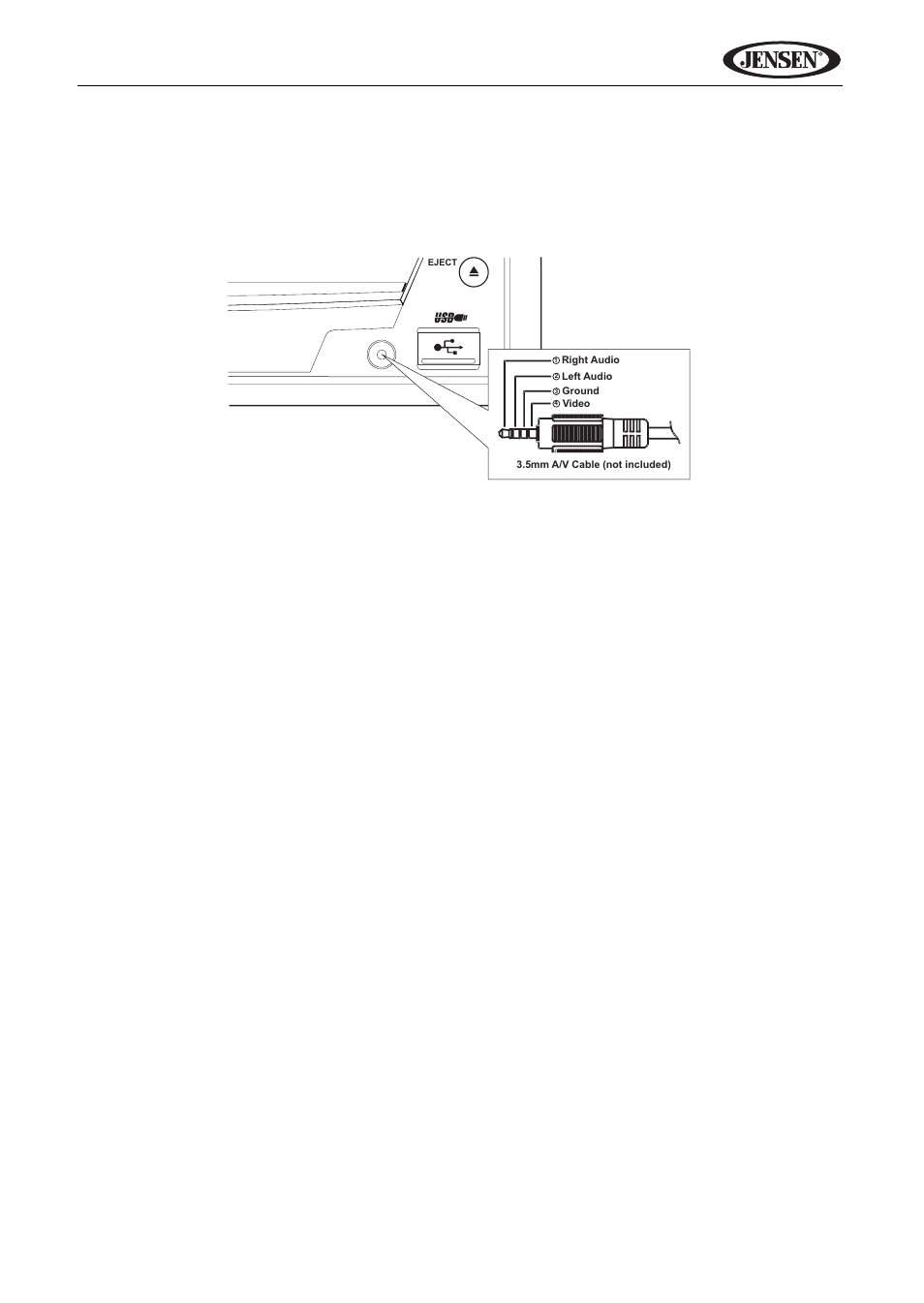 Vm9114, Volume adjustment, Audio control menu | Jensen VM9114 User Manual | Page 13 / 45