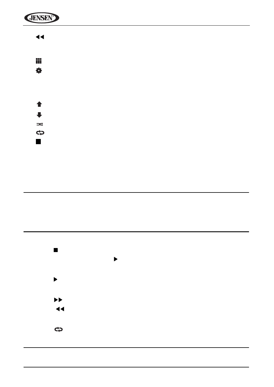 Vm9114, Controlling playback | Jensen VM9114 User Manual | Page 36 / 45