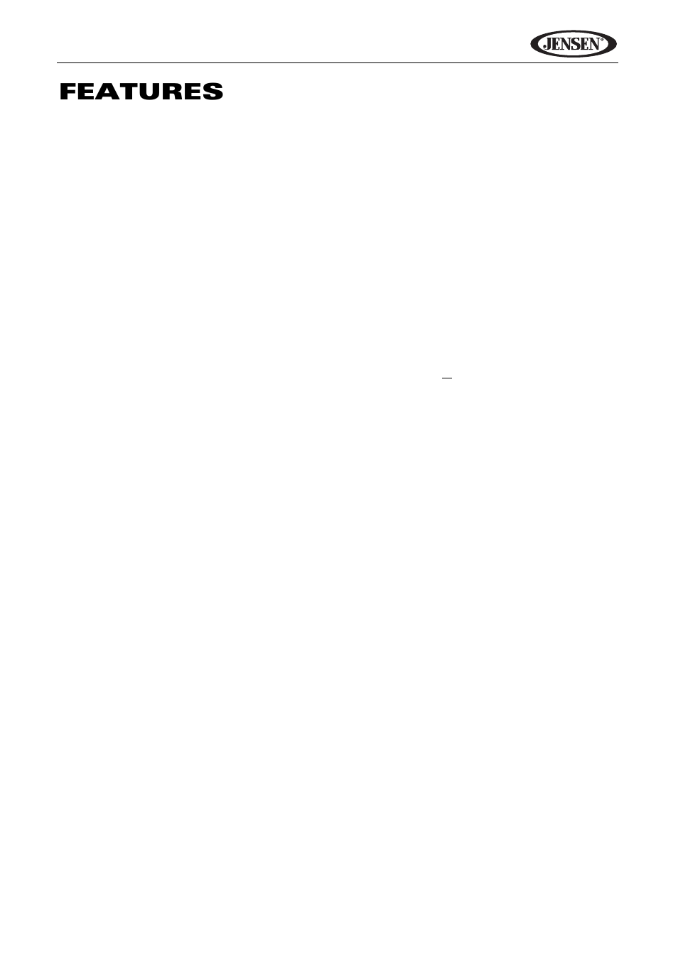 Features, Vm9114 | Jensen VM9114 User Manual | Page 5 / 45