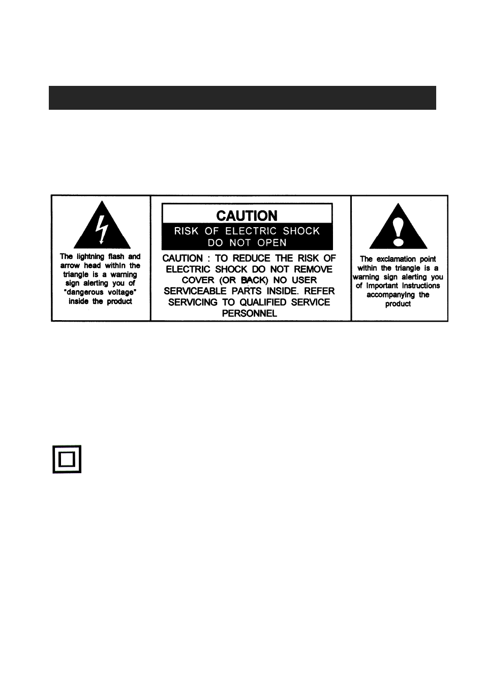 Important safety instructions, Warning | Jensen JTA-450 User Manual | Page 2 / 16