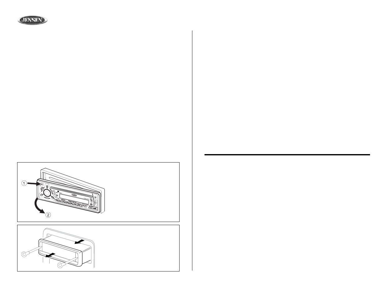 Mp5610, Cd controll er, Operation (continued) | Operación (continuado), Opération (continué) | Jensen MP5610 User Manual | Page 12 / 25