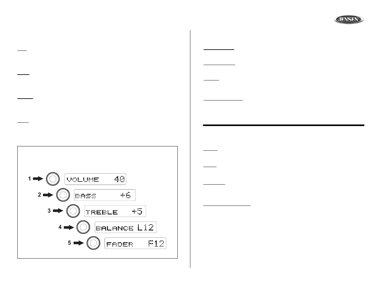 Jensen MP5610 User Manual | Page 7 / 25