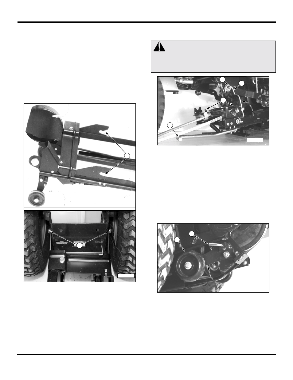 Engage frame support rod, Lock frame wheels into storage position, Installing | John Deere OMM141979 J9 User Manual | Page 10 / 36