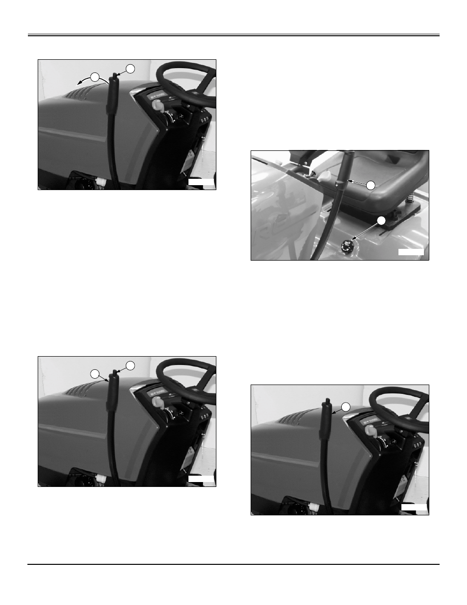 Move implement to “raise” position, Move implement to “float” position, Using depth control knob | Adjusting tilling depth, Operating | John Deere OMM141979 J9 User Manual | Page 17 / 36