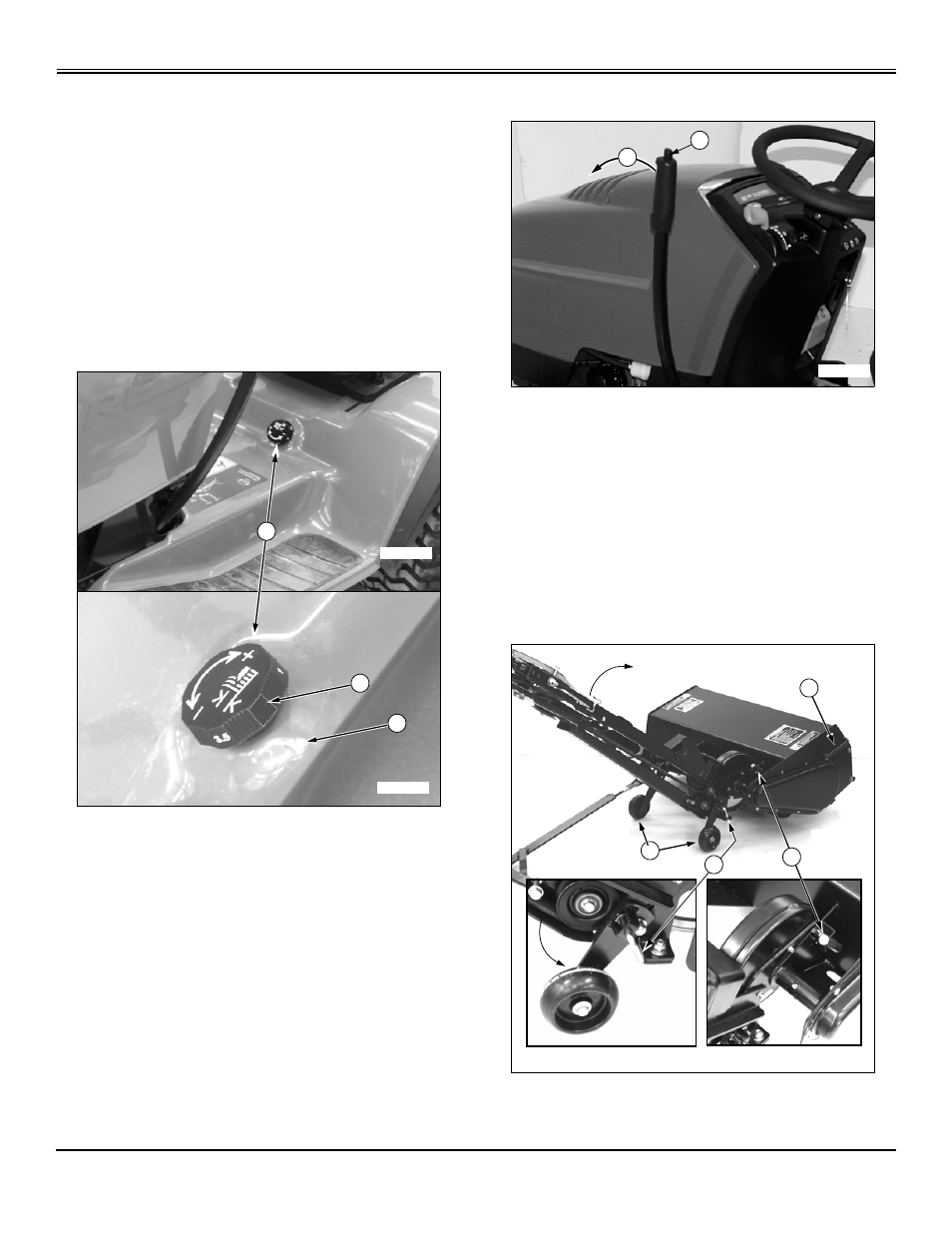 Installing, Park vehicle safely, Setting depth control knob | Move implement lift lever, Put tiller frame rails in transport position | John Deere OMM141979 J9 User Manual | Page 9 / 36