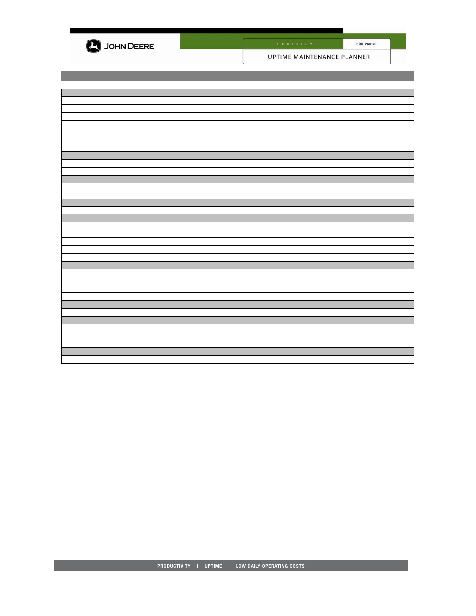 John Deere 530B User Manual | 2 pages