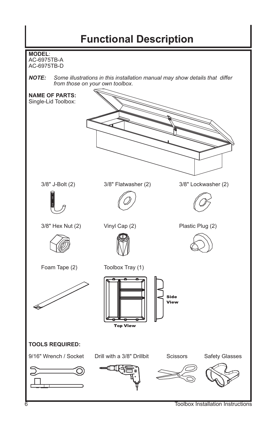 Functional description | John Deere AC-6975TB-A User Manual | Page 6 / 12