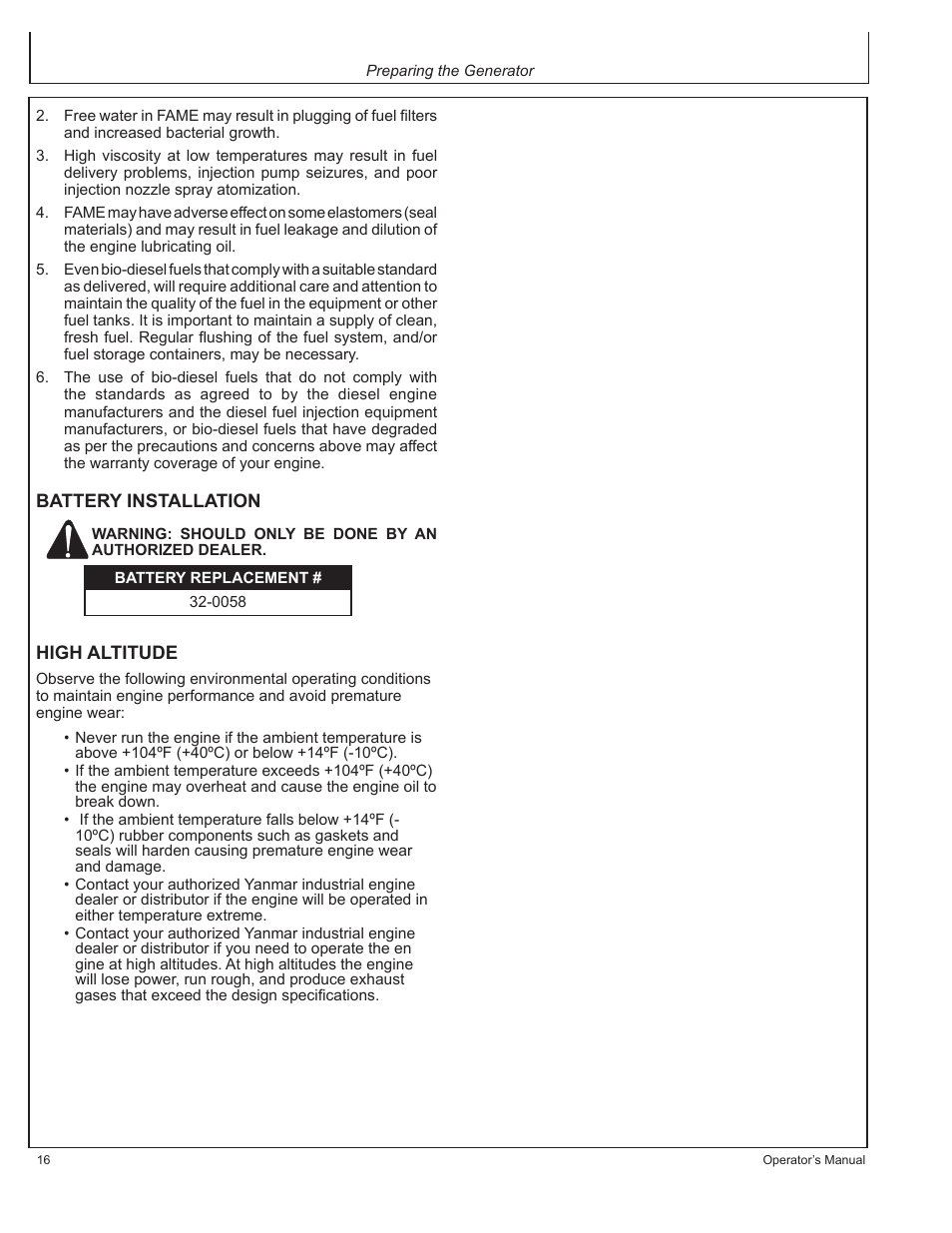 John Deere AC-G6000DY User Manual | Page 16 / 94