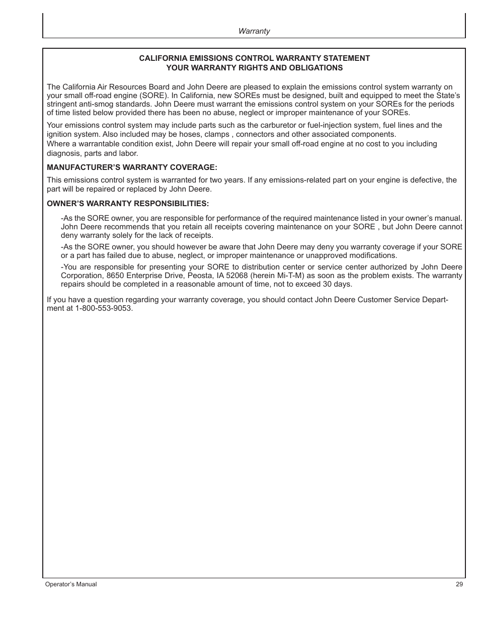 John Deere AC-G6000DY User Manual | Page 29 / 94