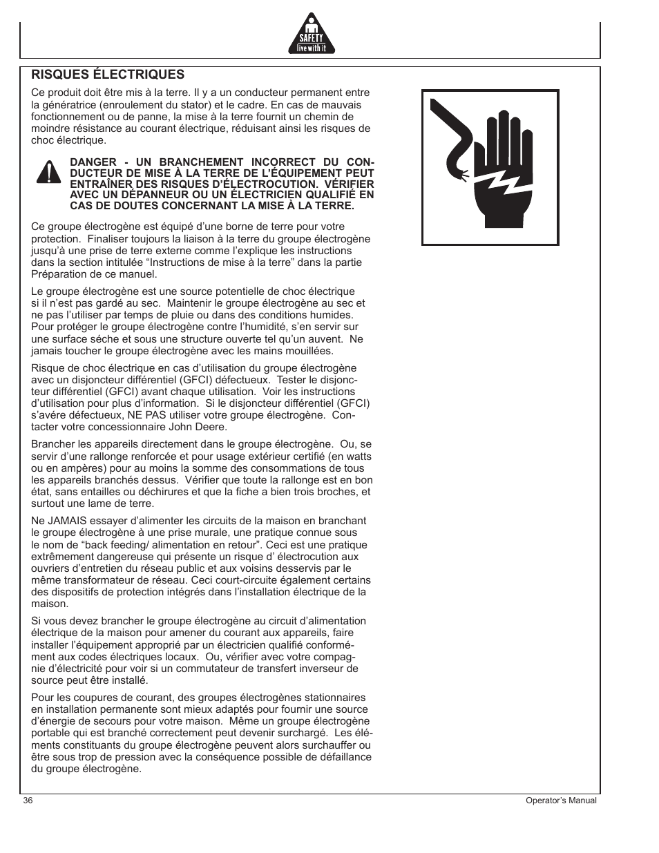 John Deere AC-G6000DY User Manual | Page 36 / 94