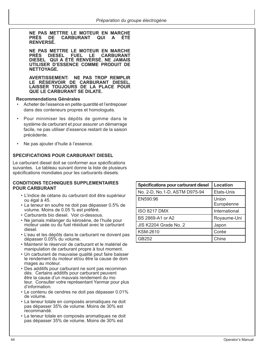 John Deere AC-G6000DY User Manual | Page 44 / 94
