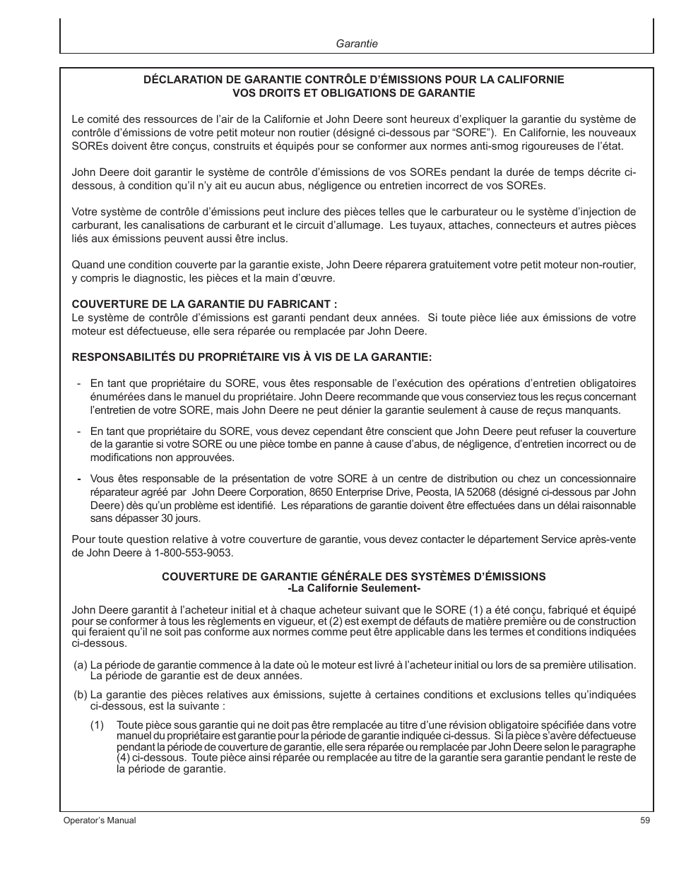 John Deere AC-G6000DY User Manual | Page 59 / 94