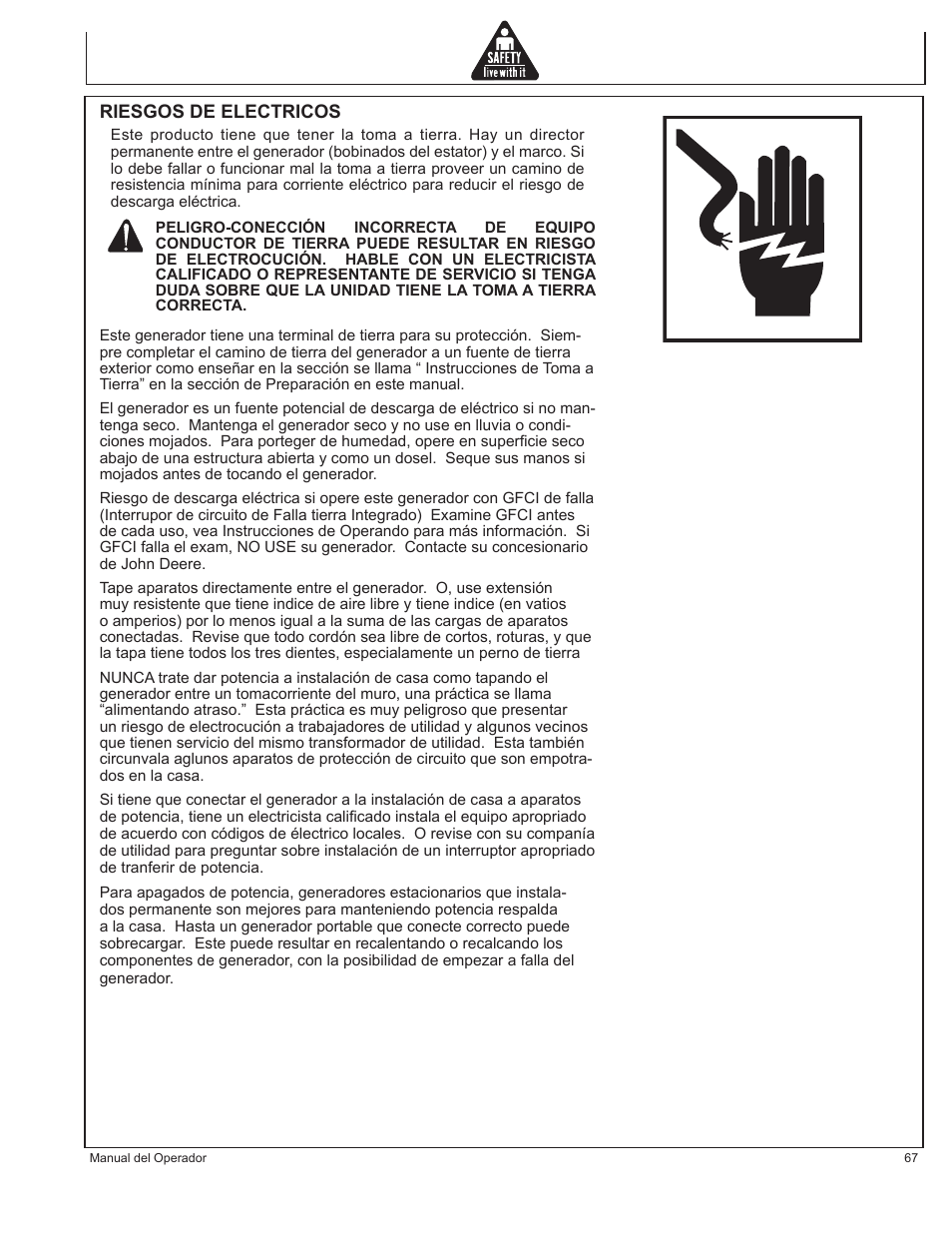 John Deere AC-G6000DY User Manual | Page 67 / 94