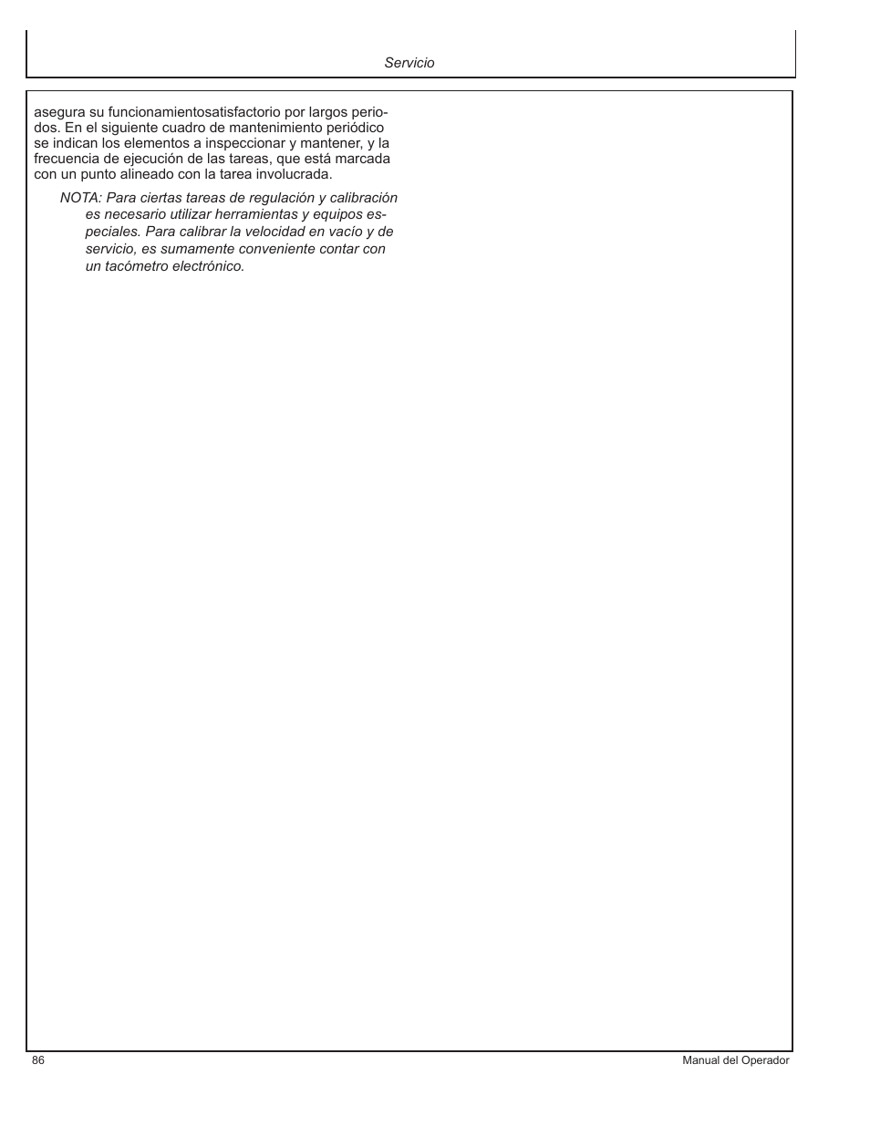 John Deere AC-G6000DY User Manual | Page 86 / 94