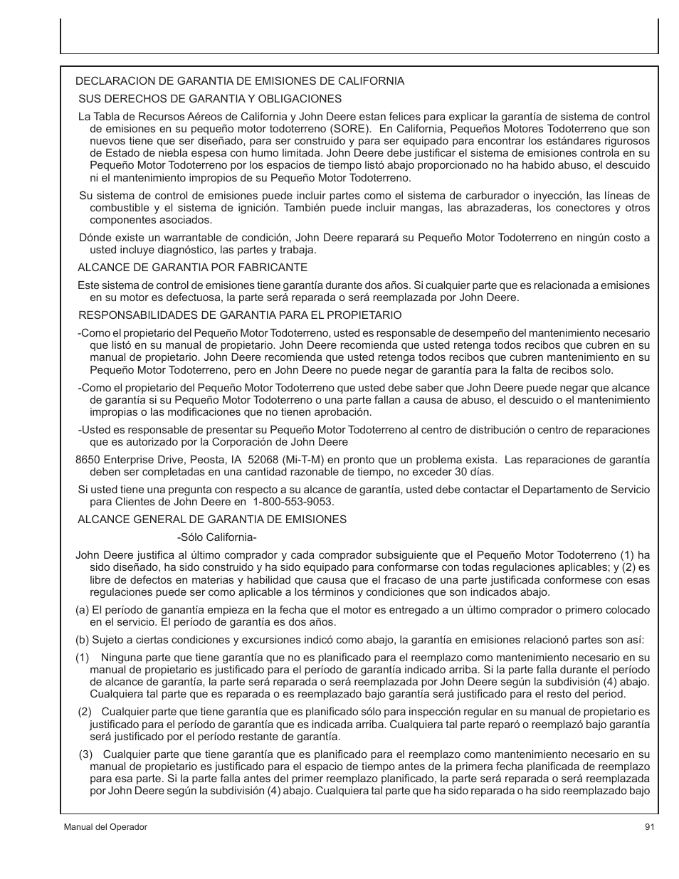 John Deere AC-G6000DY User Manual | Page 91 / 94