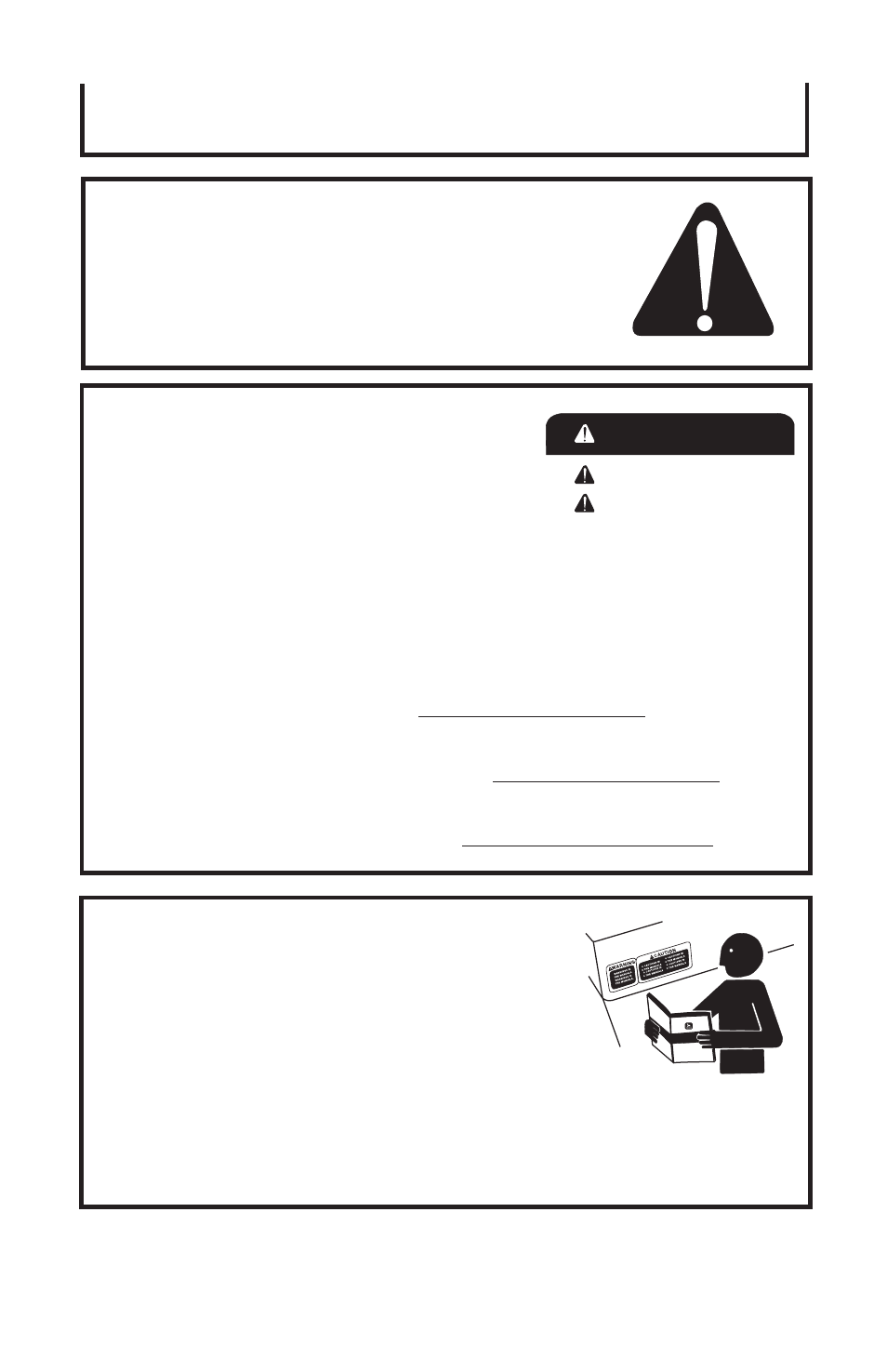 Seguridad, Peligro advertencia precaucion | John Deere AT-3303-J User Manual | Page 24 / 32