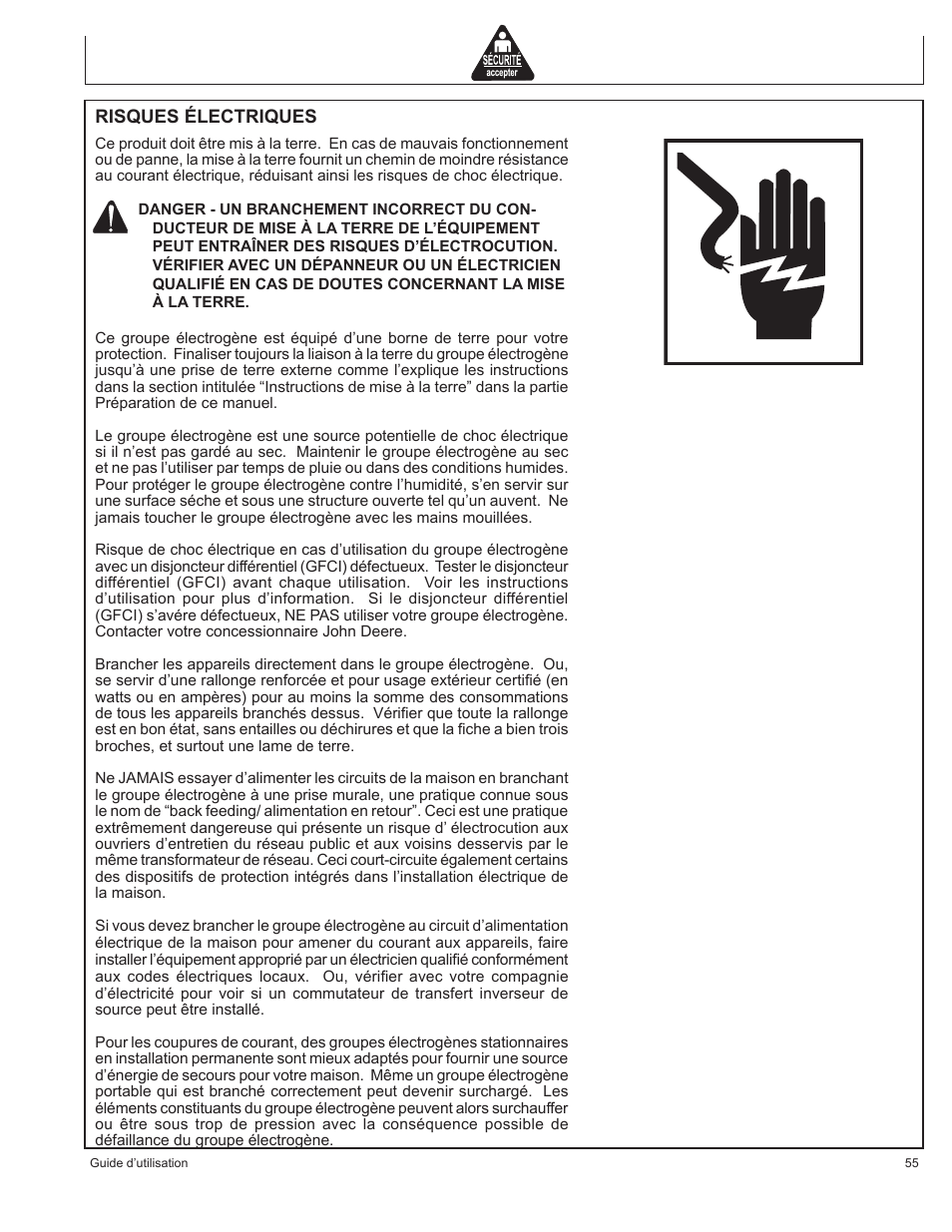 John Deere AC-G3200i User Manual | Page 55 / 132