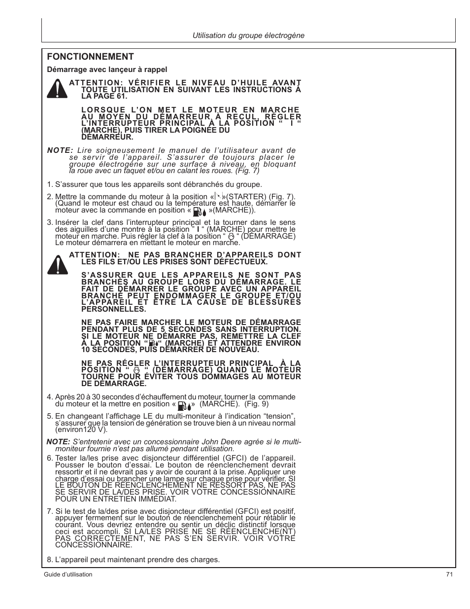 John Deere AC-G3200i User Manual | Page 71 / 132