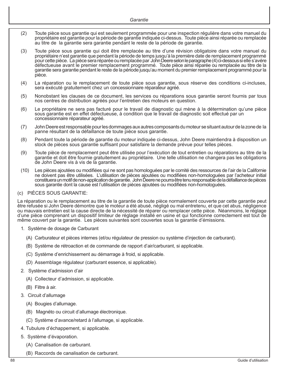 John Deere AC-G3200i User Manual | Page 88 / 132
