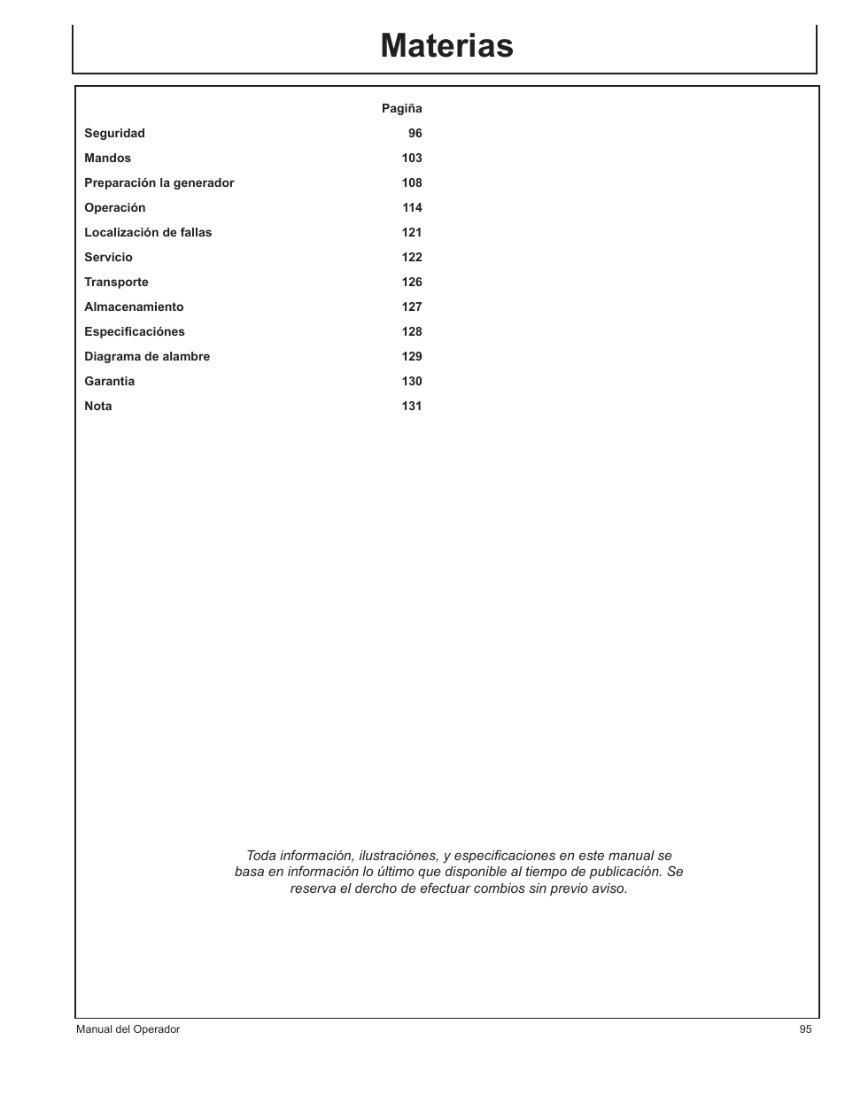 Materias | John Deere AC-G3200i User Manual | Page 95 / 132