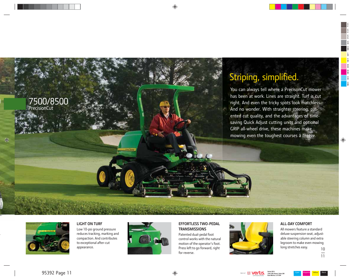 Striping, simplified | John Deere E-Cut 8500 User Manual | Page 11 / 16