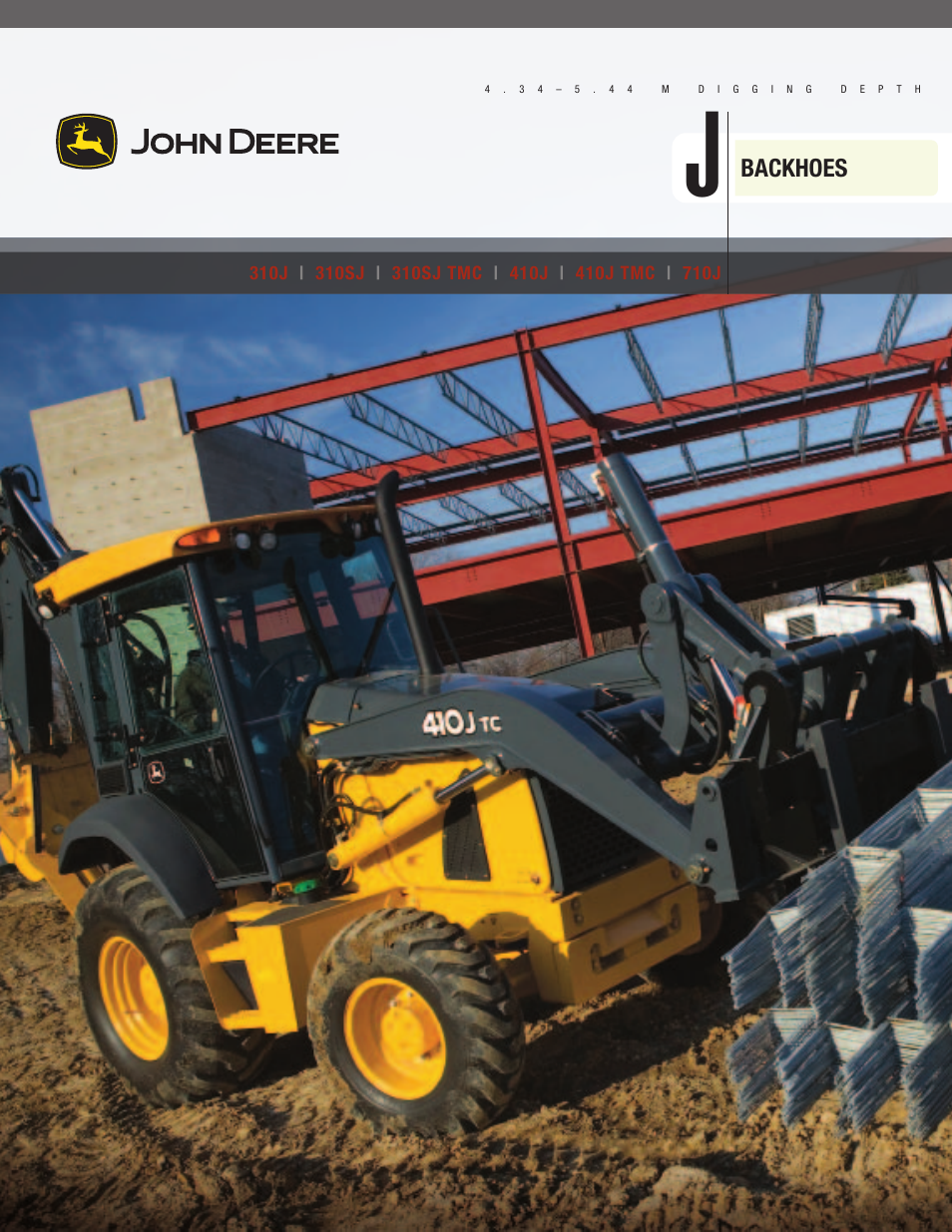 John Deere J BACKHOES 310SJ TMC User Manual | 40 pages